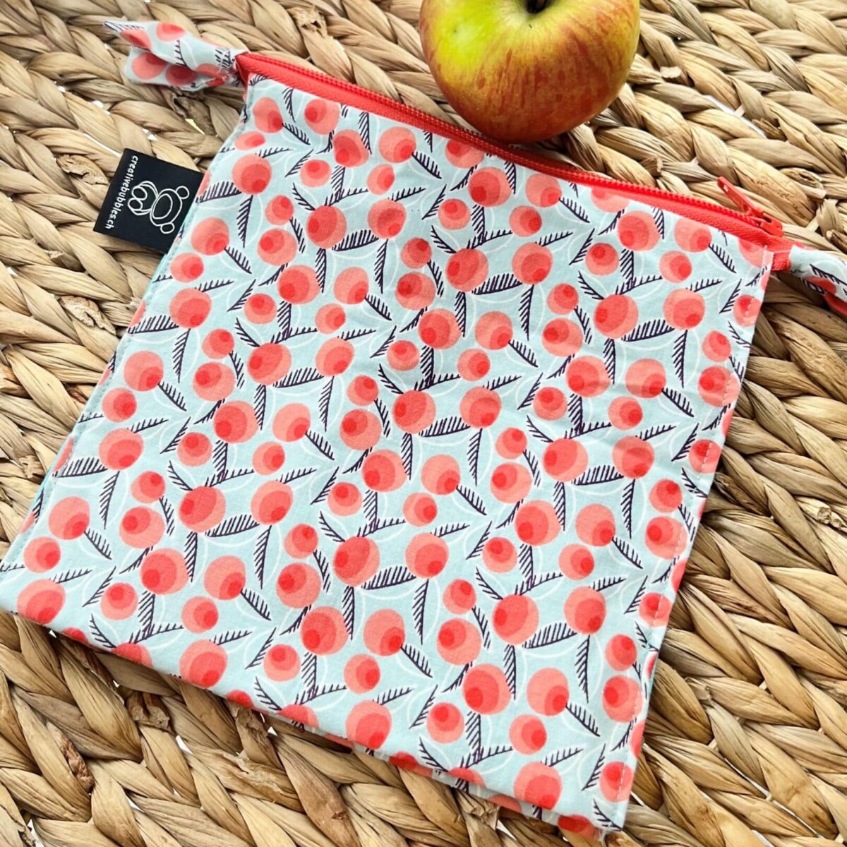Pochette à goûter "Eliott" avec fermeture éclair
